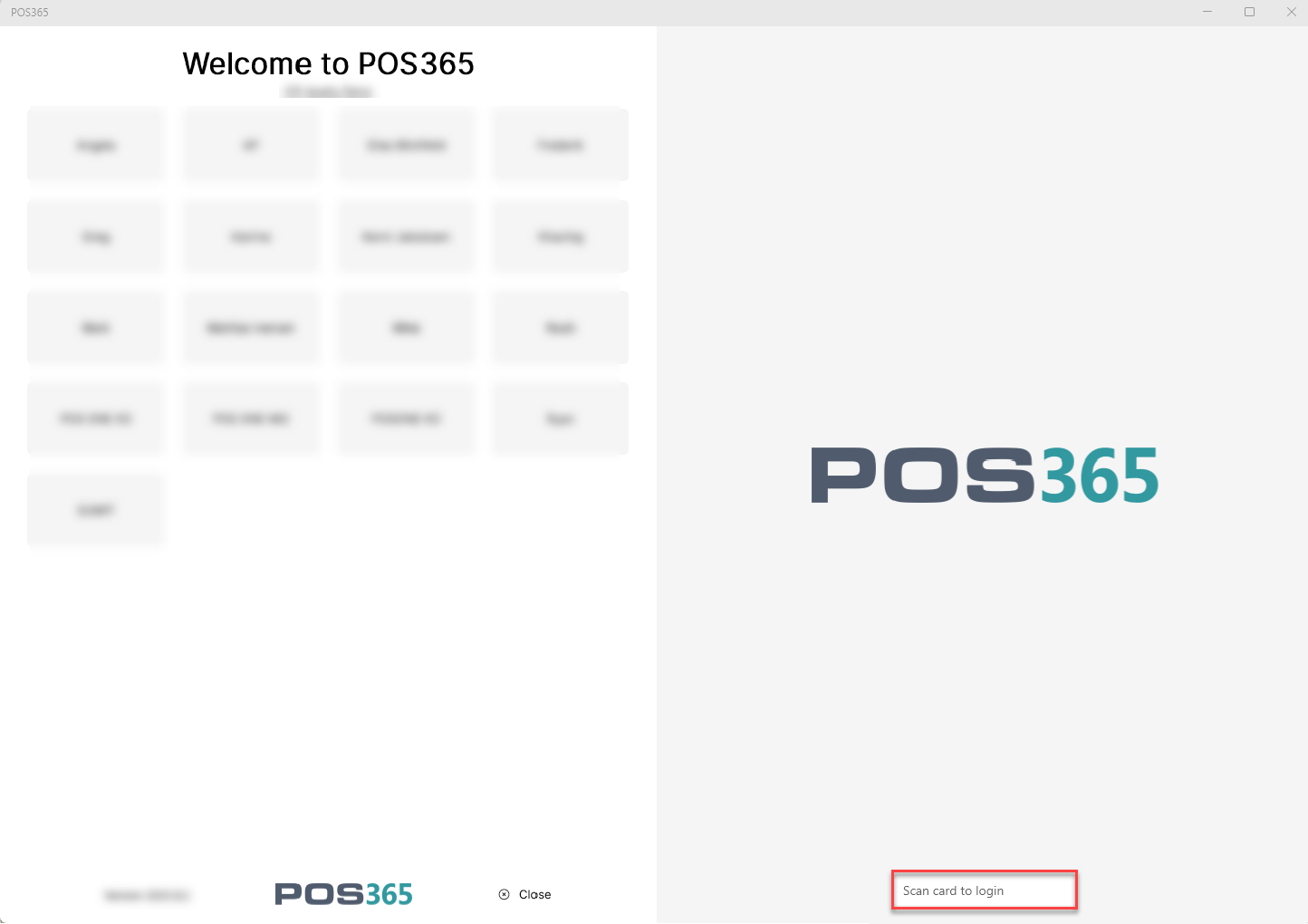 create and use card or chip login