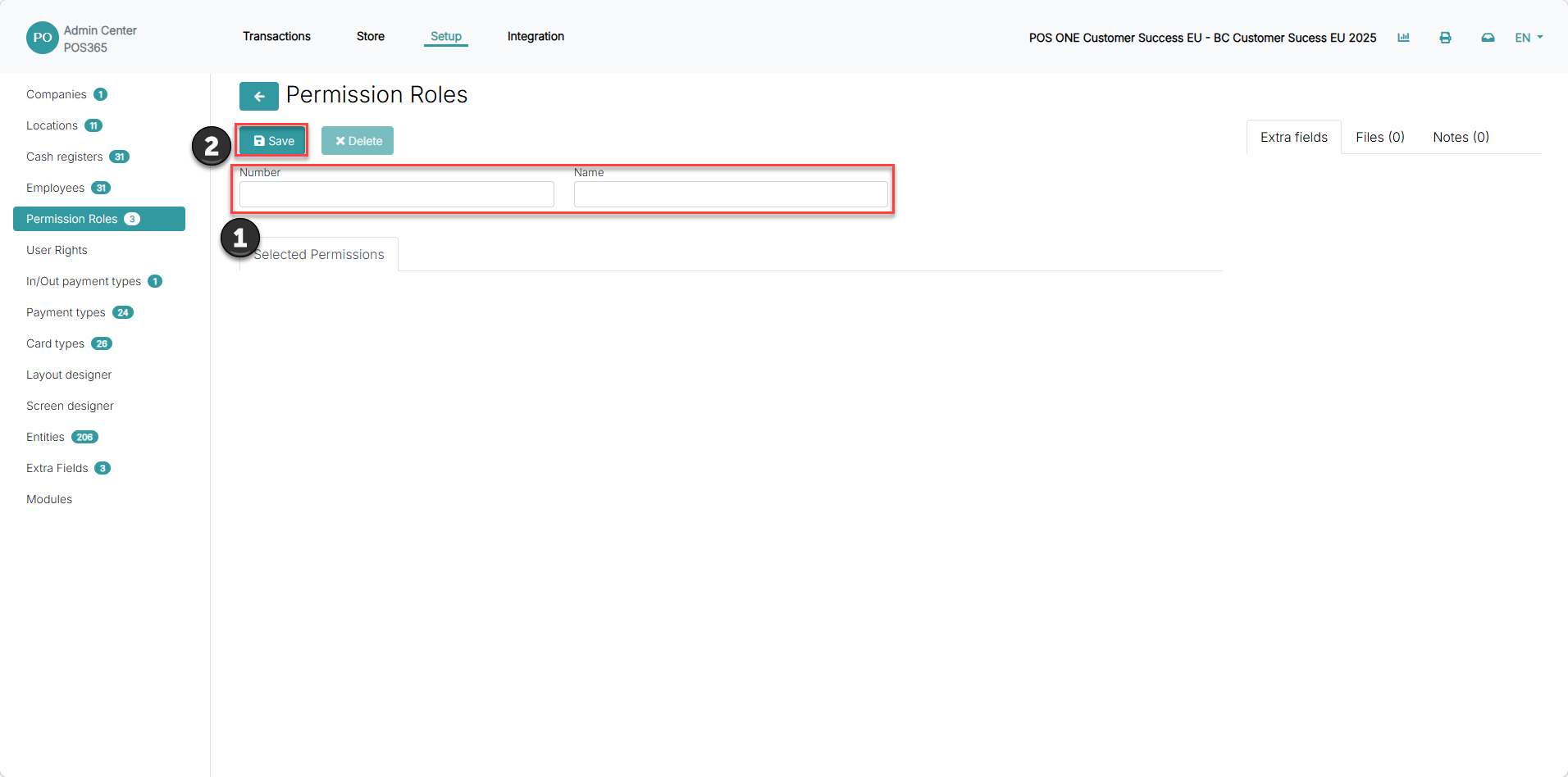 create permission roles