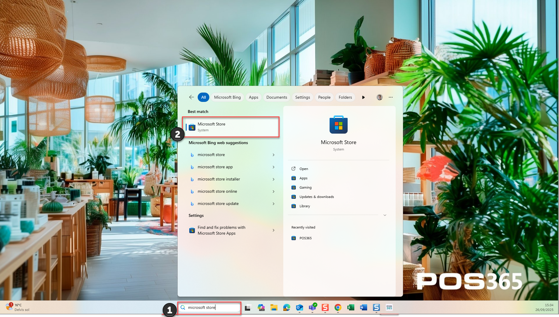 download and set up the pos365 app