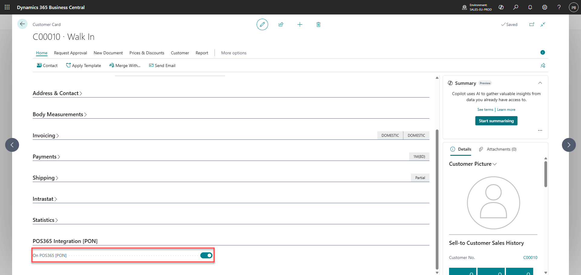download business central extension set up integration