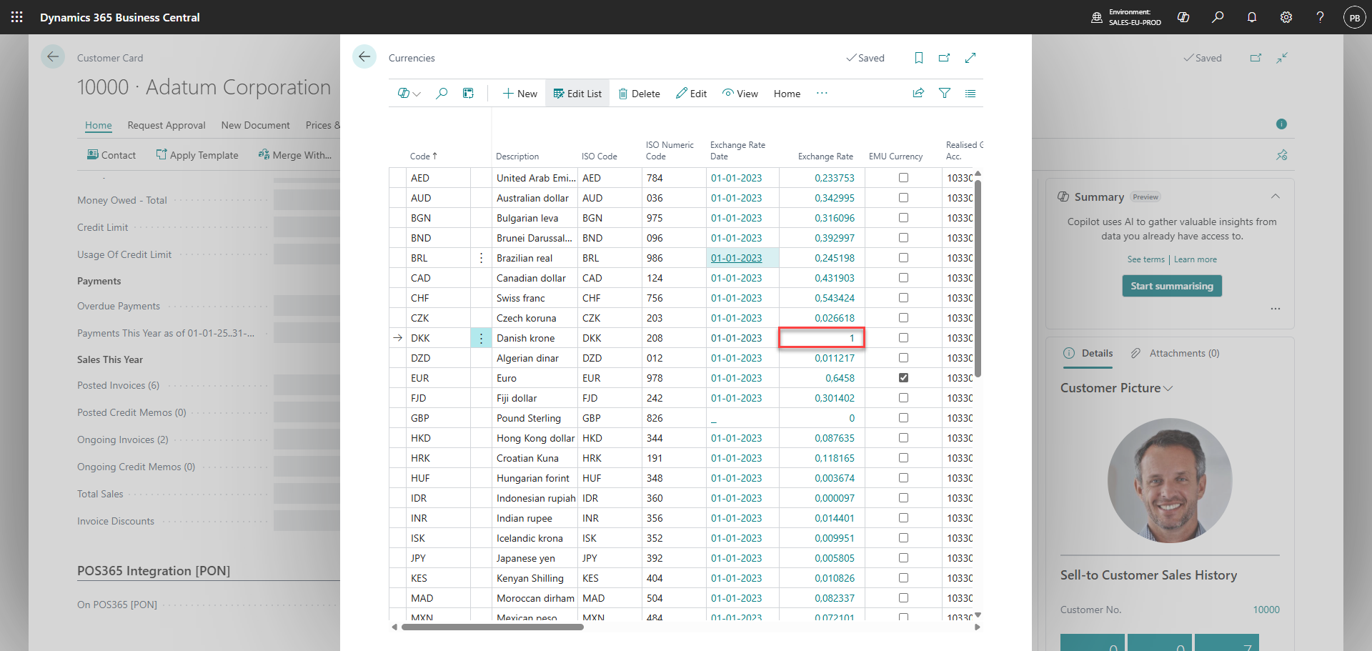 download business central extension set up integration