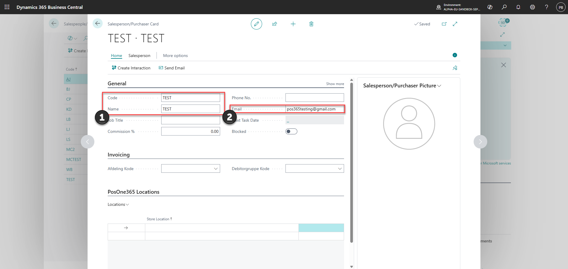 grant access to the admin center