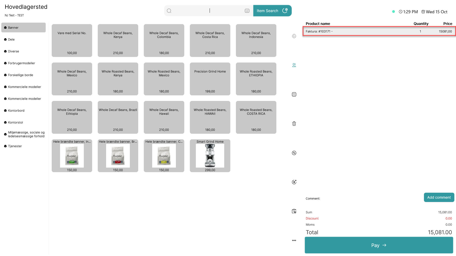 pay active invoices