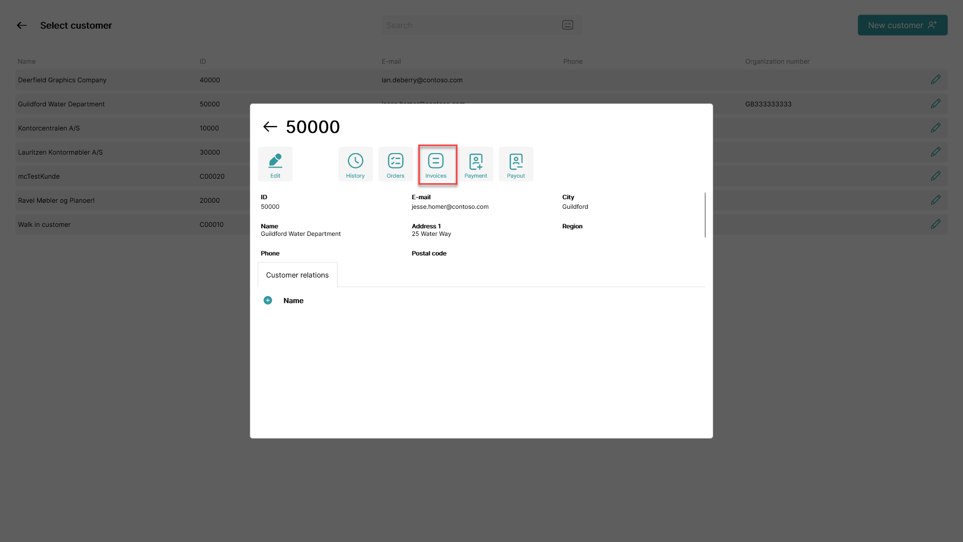 pay active invoices