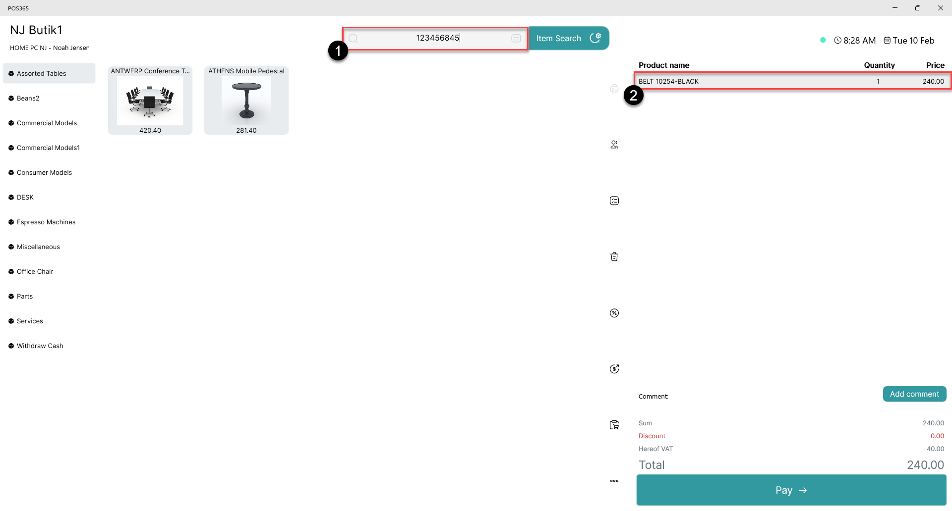 search for products