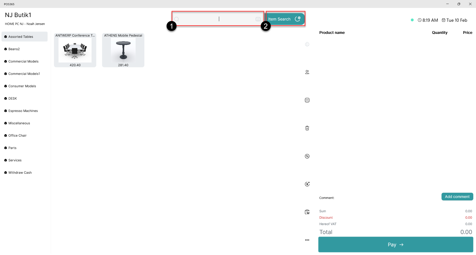 search for products