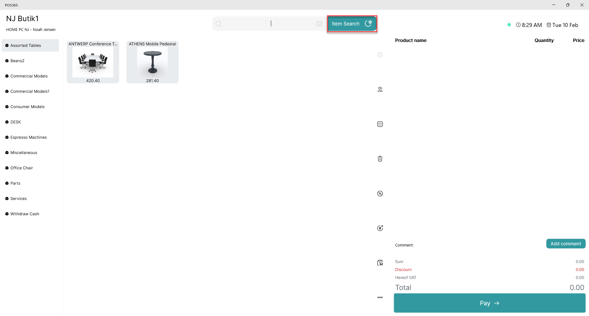 search for products