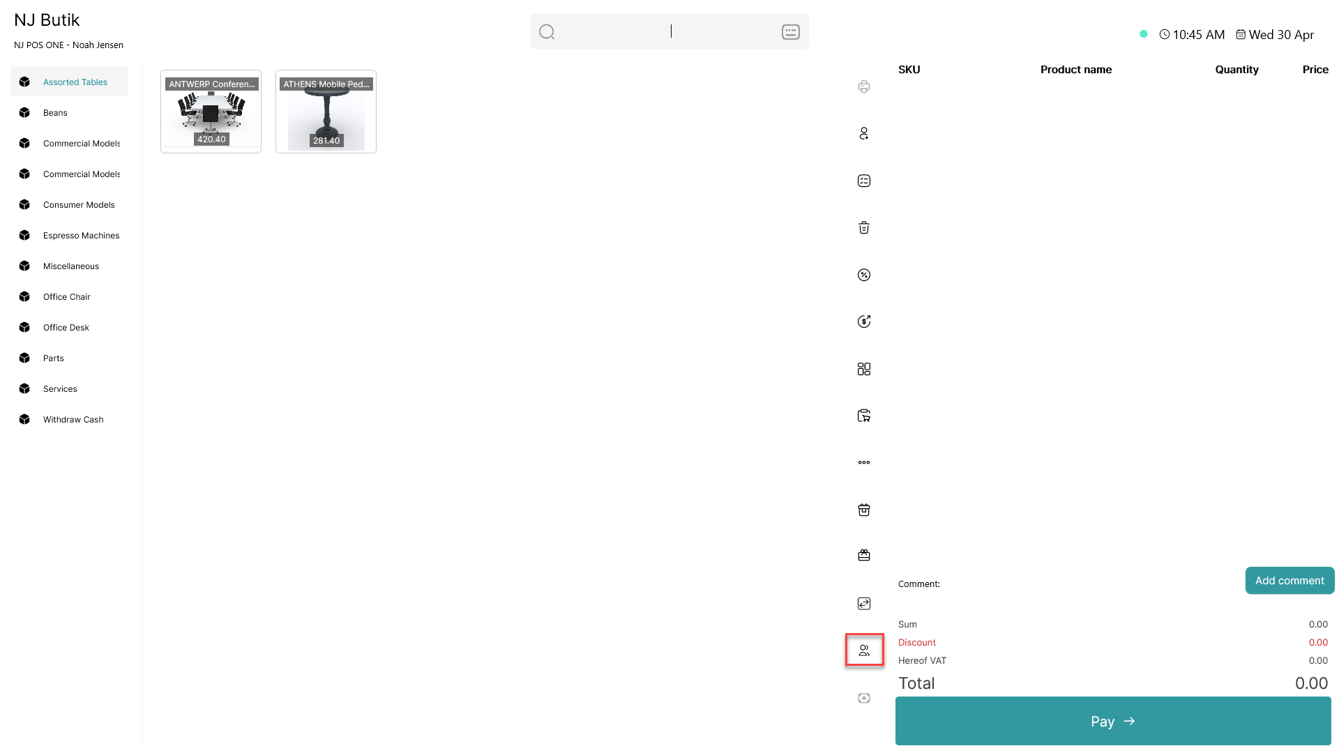 create a customer in pos365