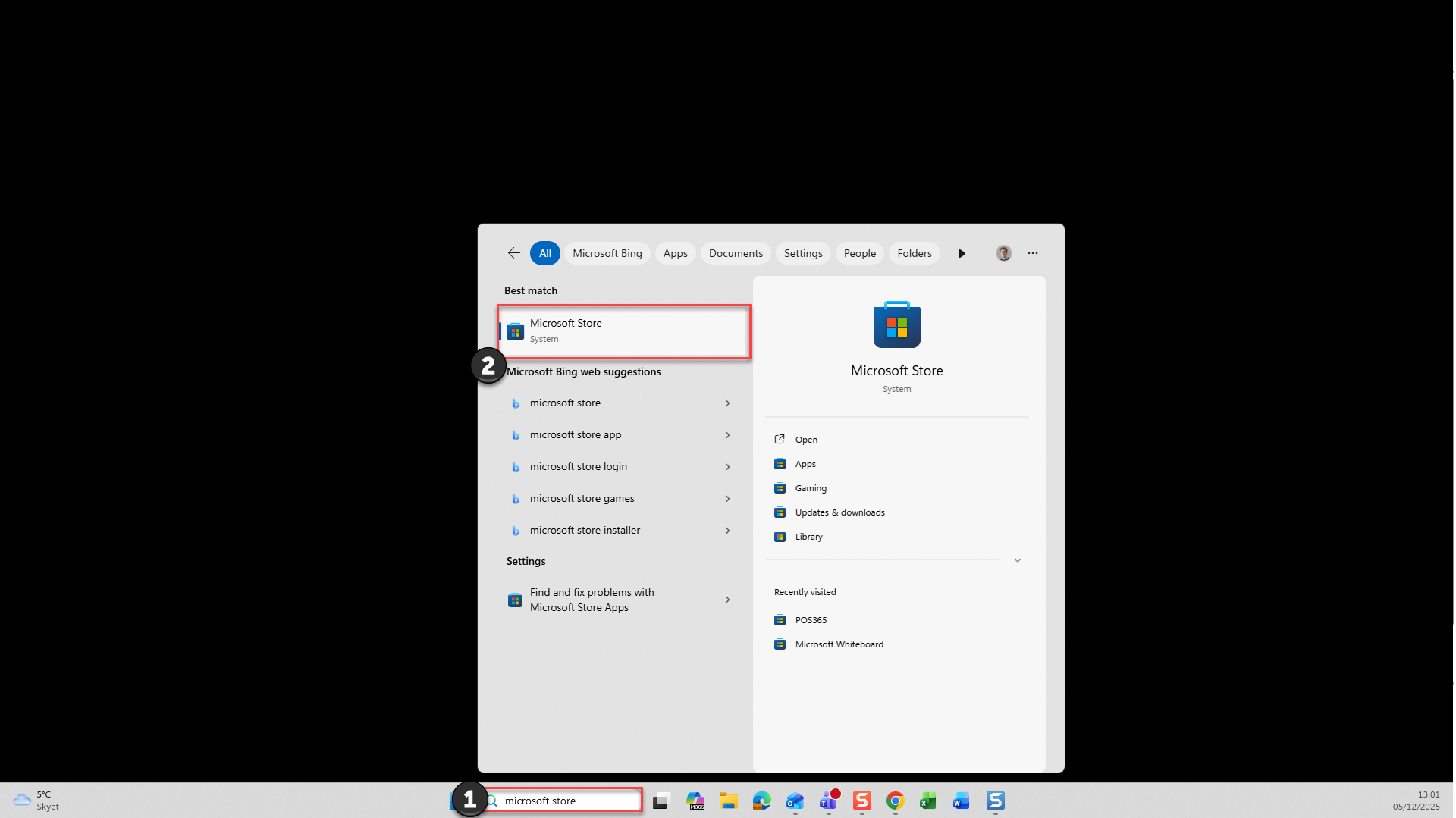 enable automatic updates in microsoft store