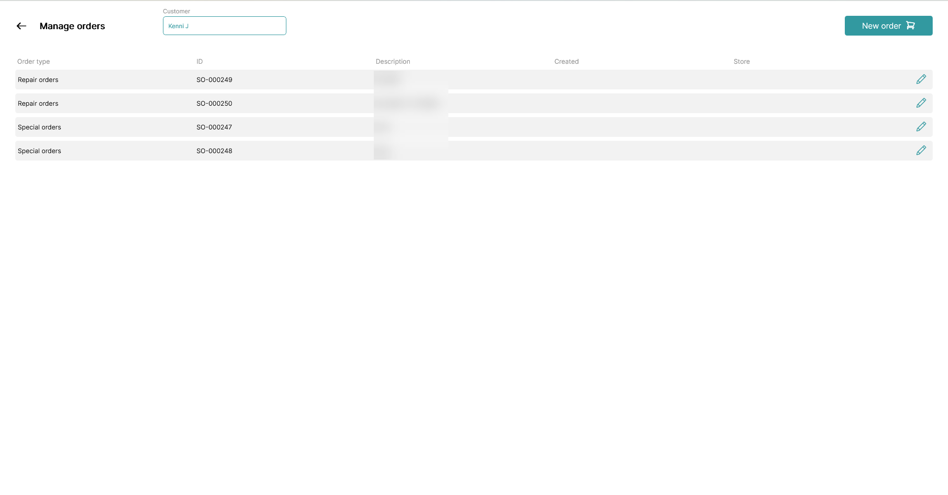 how to delete a sales order in pos365