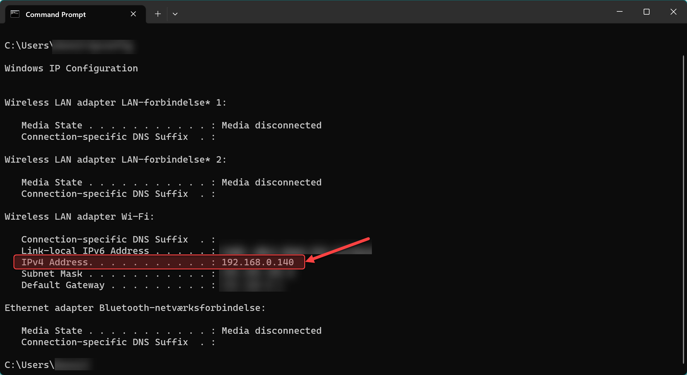 how to find my computers ip windows
