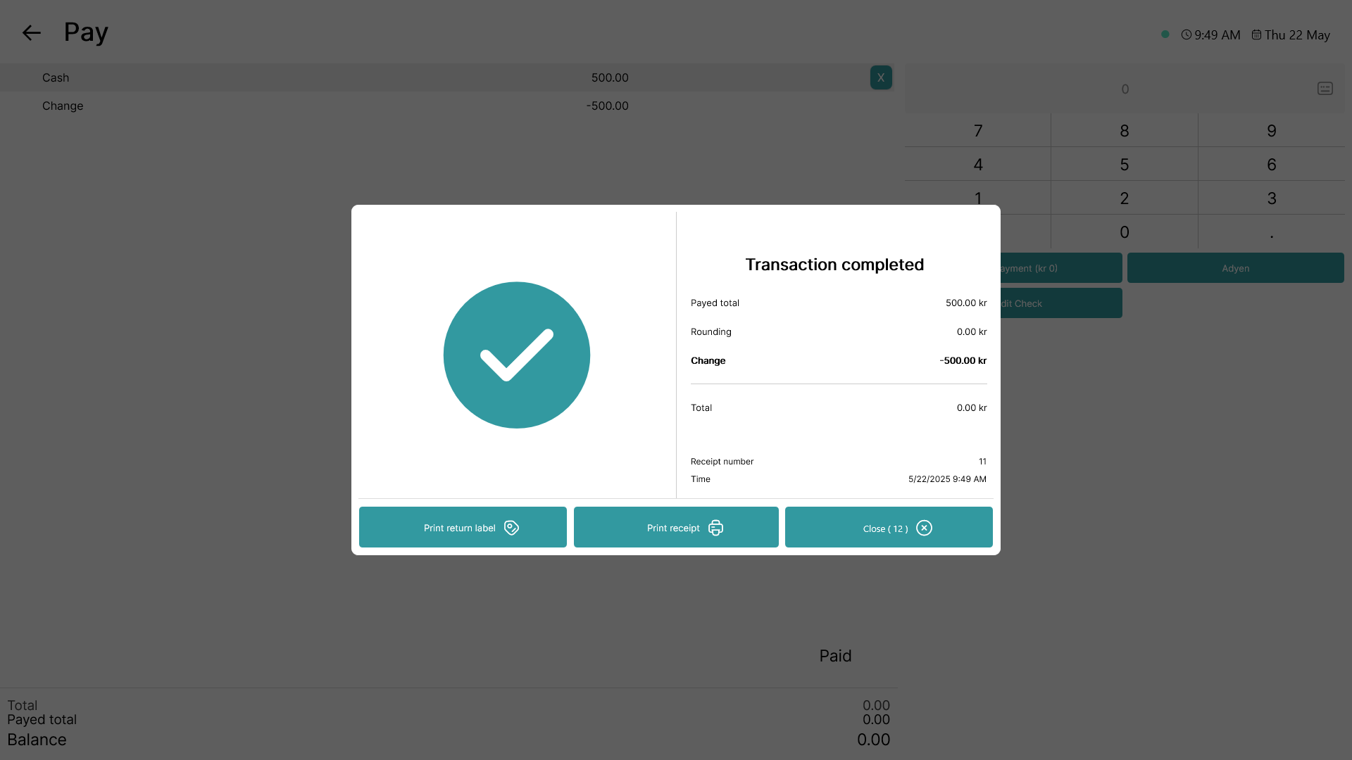 how to withdraw cash from the cash register