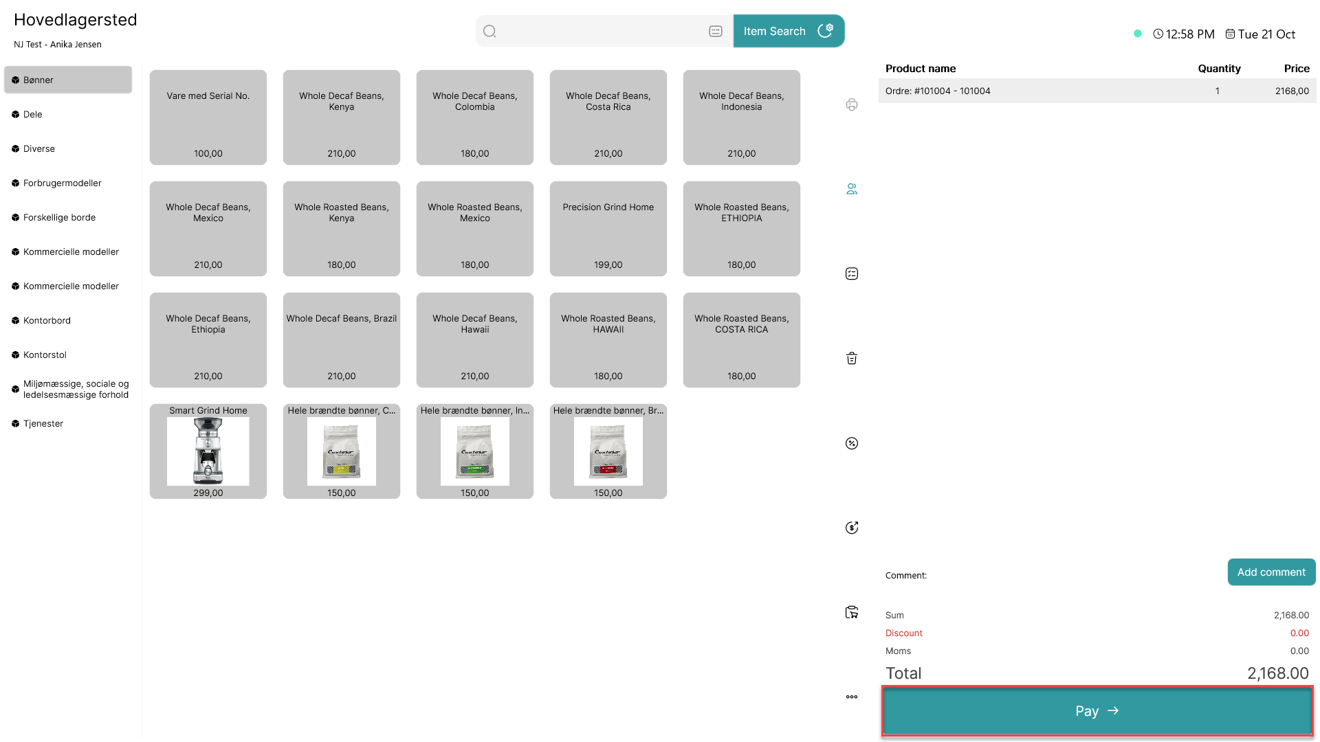 order status management