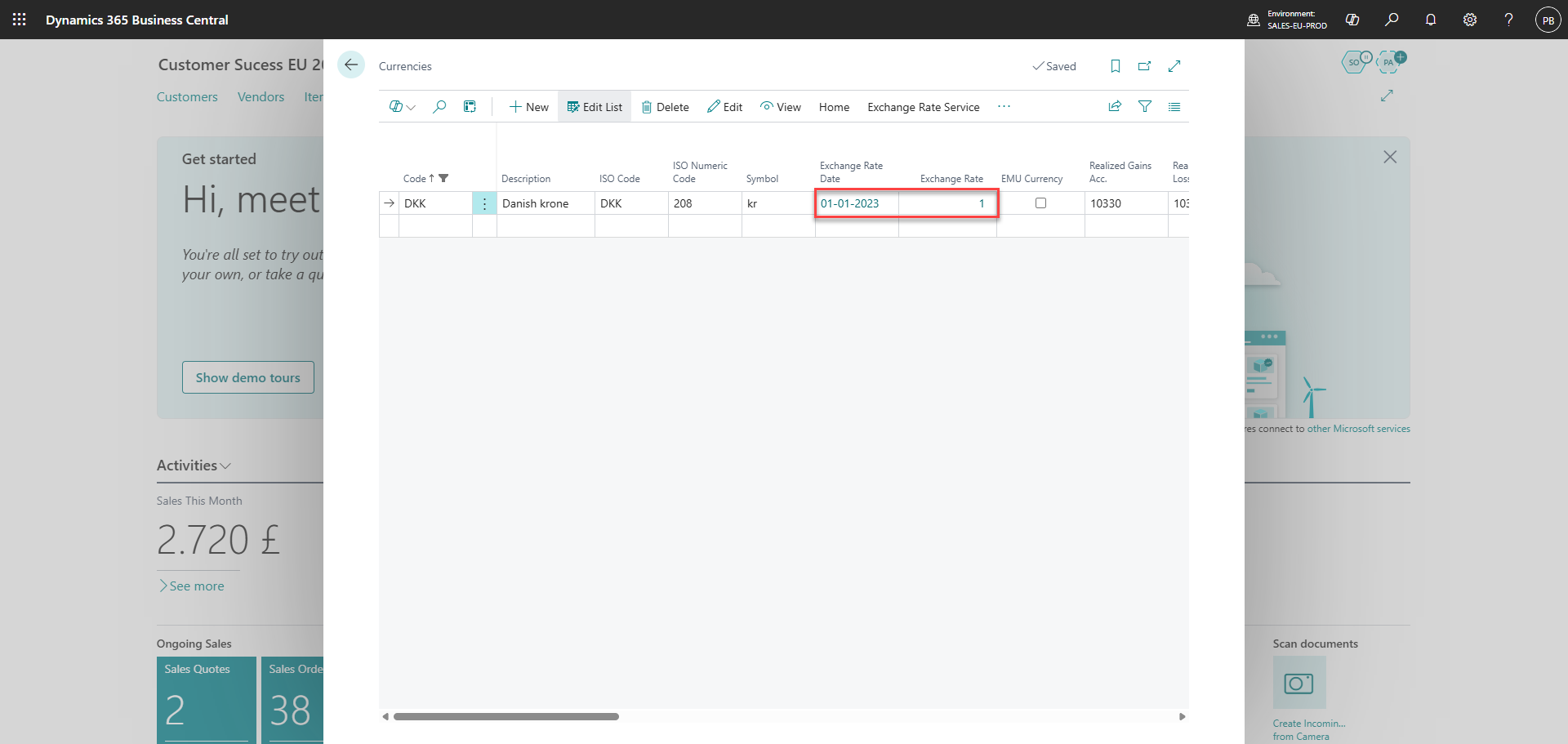 set up new currencies for pos365