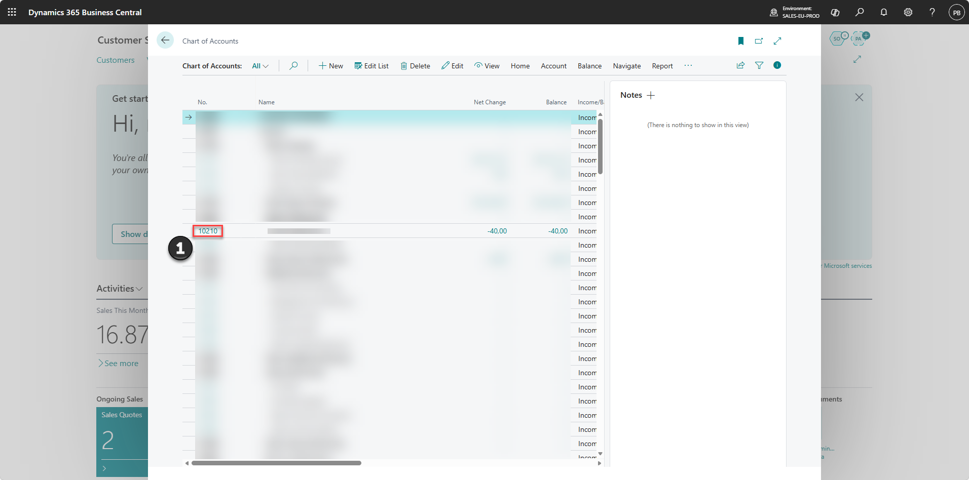 setup of vat on accounts in business central without double posting